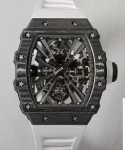 Replica Richard Mille Rm12-01 Tourbillon Rm Factory Carbon Fiber White Strap Replica Richard Mille Rm12-01 Tourbillon Rm Factory Carbon Fiber White Strap