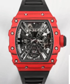 Replica Richard Mille Rm12-01 Tourbillon Rm Factory Red Case Black Rubber Strap Replica Richard Mille Rm12-01 Tourbillon Rm Factory Red Case Black Rubber Strap