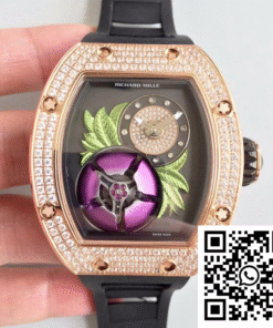 Replica Richard Mille Rm19-02 Kv Factory Tourbillon Fleur Magnolia Dial Replica Richard Mille Rm19-02 Kv Factory Tourbillon Fleur Magnolia Dial