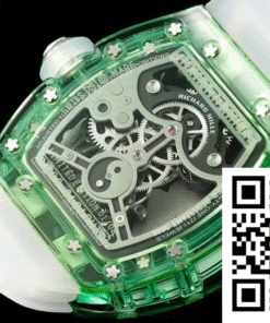 Replica Richard Mille Rm26-01 Tourbillon Rm Factory Green Transparent Case 2