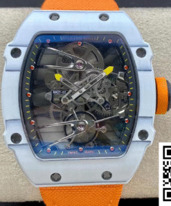 Replica Richard Mille Rm27-02 Rm Factory Skeleton Tourbillon Orange Strap