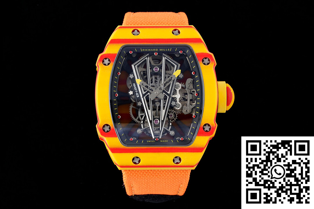 Replica Richard Mille Rm27-03 Rafael Nadal Tourbillon Rm Factory Orange Strap Replica Richard Mille Rm27-03 Rafael Nadal Tourbillon Rm Factory Orange Strap