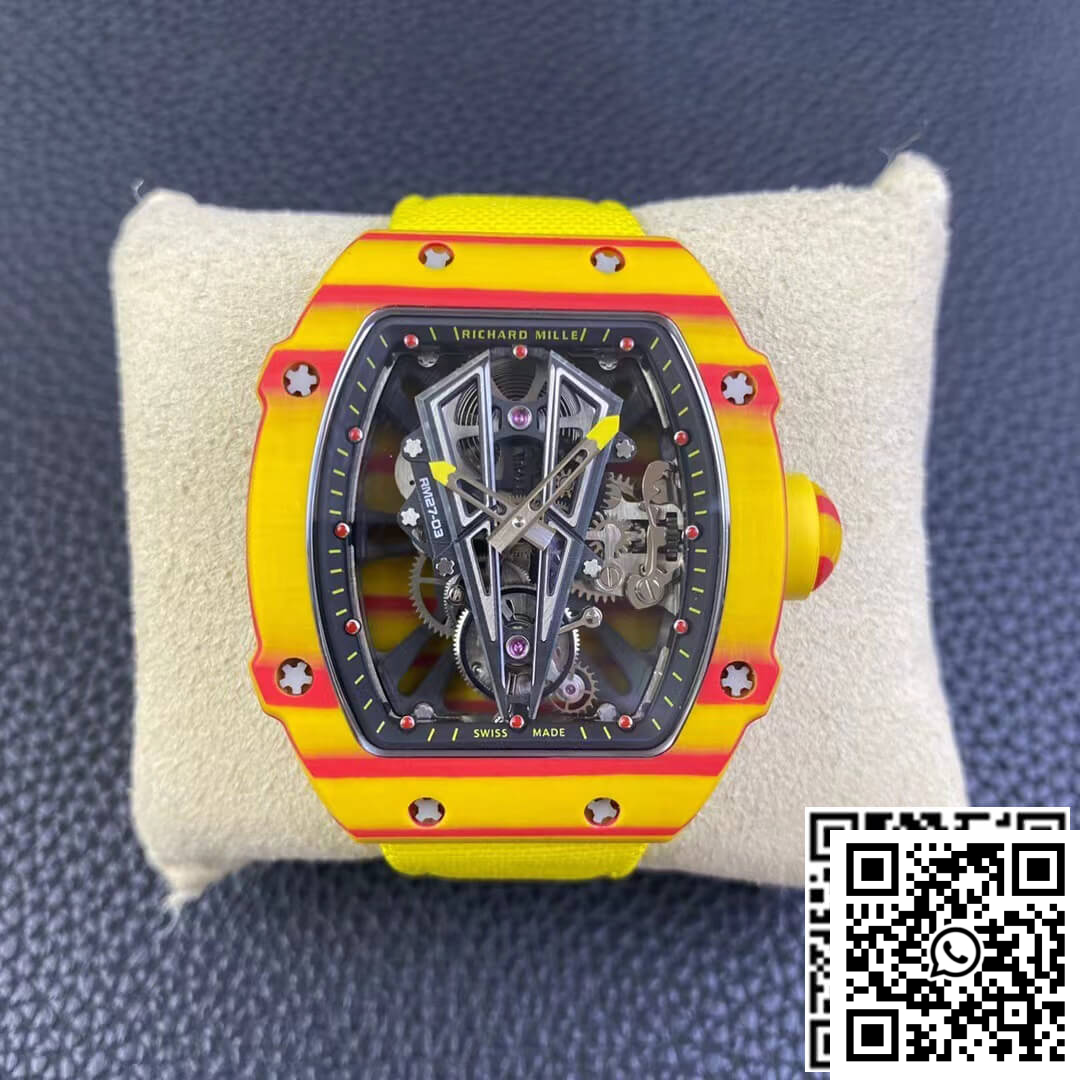Replica Richard Mille Rm27-03 Rafael Nadal Tourbillon Rm Factory Yellow Strap 3 Replica Richard Mille Rm27-03 Rafael Nadal Tourbillon Rm Factory Yellow Strap 3