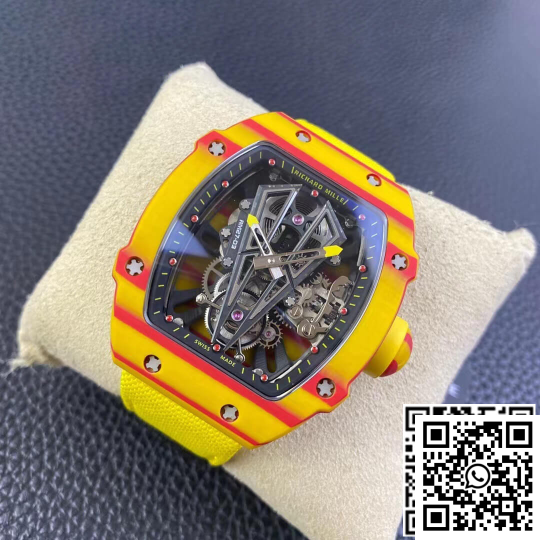 Replica Richard Mille Rm27-03 Rafael Nadal Tourbillon Rm Factory Yellow Strap 5 Replica Richard Mille Rm27-03 Rafael Nadal Tourbillon Rm Factory Yellow Strap 5