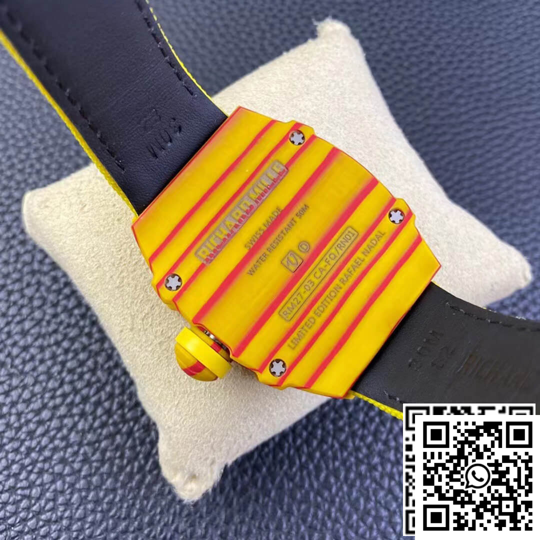 Replica Richard Mille Rm27-03 Rafael Nadal Tourbillon Rm Factory Yellow Strap 9 Replica Richard Mille Rm27-03 Rafael Nadal Tourbillon Rm Factory Yellow Strap 9