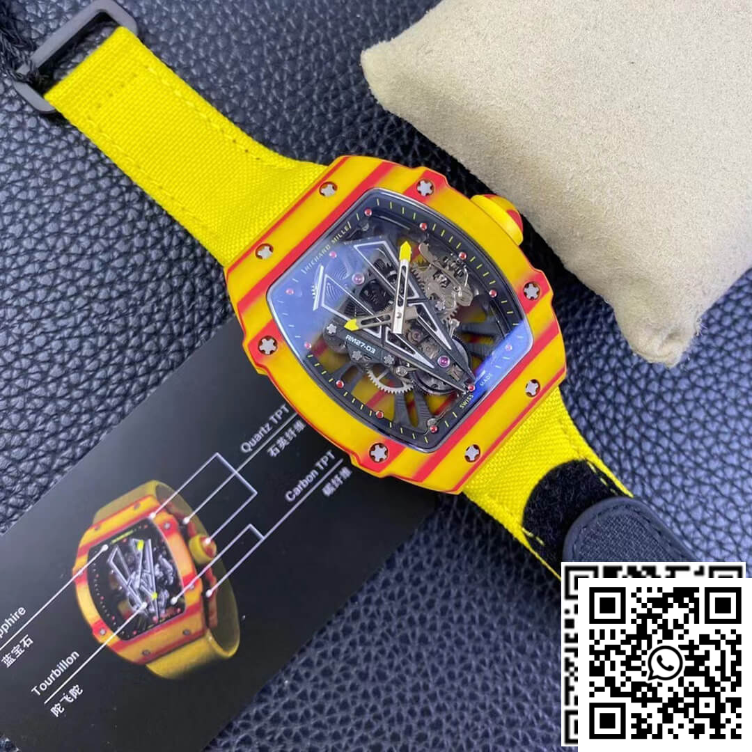 Replica Richard Mille Rm27-03 Rafael Nadal Tourbillon Rm Factory Yellow Strap 10 Replica Richard Mille Rm27-03 Rafael Nadal Tourbillon Rm Factory Yellow Strap 10
