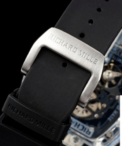 Replica Richard Mille Rm35-01 Rm Factory Black Rubber Strap 2