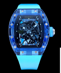 Replica Richard Mille Rm35-01 Rm Factory Blue Rubber Strap