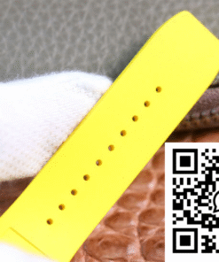 Replica Richard Mille Rm35-02 Zf Factory Yellow Rubber Strap 2