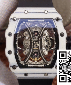 Replica Richard Mille Rm53-01 White Ceramic Case Skeleton Dial Replica Richard Mille Rm53-01 White Ceramic Case Skeleton Dial