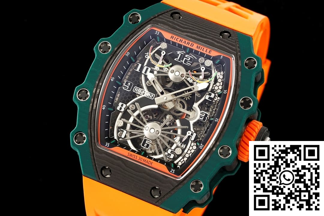 Replica Richard Miller Rm21-01 New Factory Tourbillon Green Case 4 Replica Richard Miller Rm21-01 New Factory Tourbillon Green Case 4