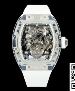 Replica Richard Miller Rm56-02 Rm Factory Tourbillon White Strap