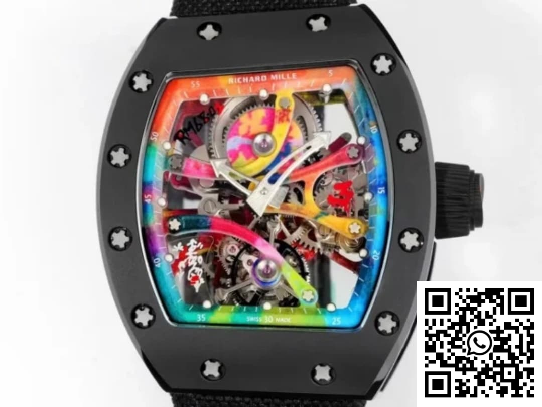 Replica Richard Miller Rm68-01Kongo Rm Factory Black Strap 7 Replica Richard Miller Rm68-01Kongo Rm Factory Black Strap 7