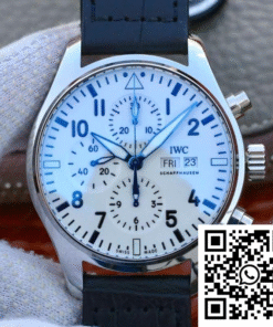 Replica IWC Pilot Chronograph Iw377725 Zf Factory White Dial Super Clone Replica IWC Pilot Chronograph Iw377725 Zf Factory White Dial Super Clone