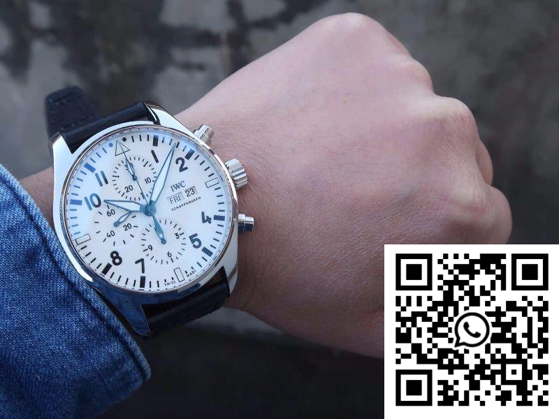 Replica IWC Pilot Chronograph Iw377725 Zf Factory White Dial Super Clone 3 Replica IWC Pilot Chronograph Iw377725 Zf Factory White Dial Super Clone 3