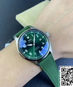 Replica IWC Pilot Iw328205 M+ Factory Green Dial Super Clone 2