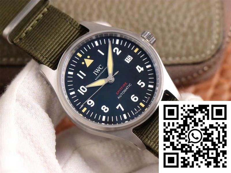 Replica IWC Pilot Spitfire Iw326801 Mks Factory Black Dial Super Clone 5 Replica IWC Pilot Spitfire Iw326801 Mks Factory Black Dial Super Clone 5