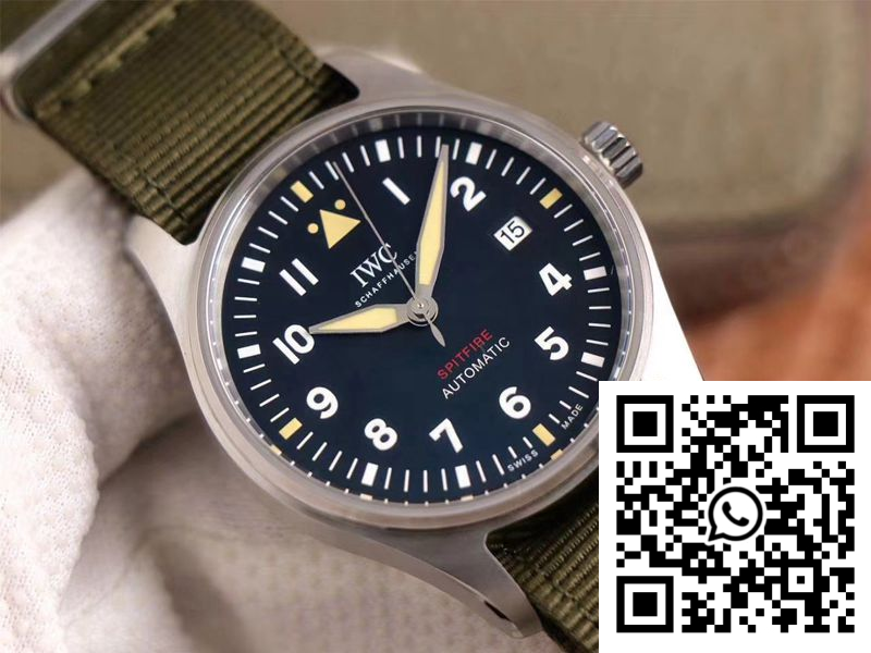 Replica IWC Pilot Spitfire Iw326801 Mks Factory Black Dial Super Clone 7 Replica IWC Pilot Spitfire Iw326801 Mks Factory Black Dial Super Clone 7