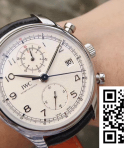 Replica IWC Portugieser Chronograph Classic Iw390403 Zf Factory White Dial Super Clone 2