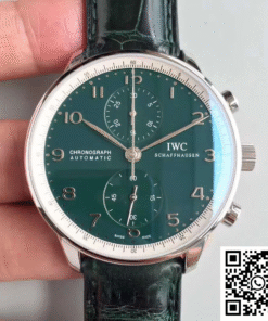 Replica IWC Portugieser Chronograph Edition 150 Years Iw371601 Green Dial Yl Factory Super Clone Replica IWC Portugieser Chronograph Edition 150 Years Iw371601 Green Dial Yl Factory Super Clone