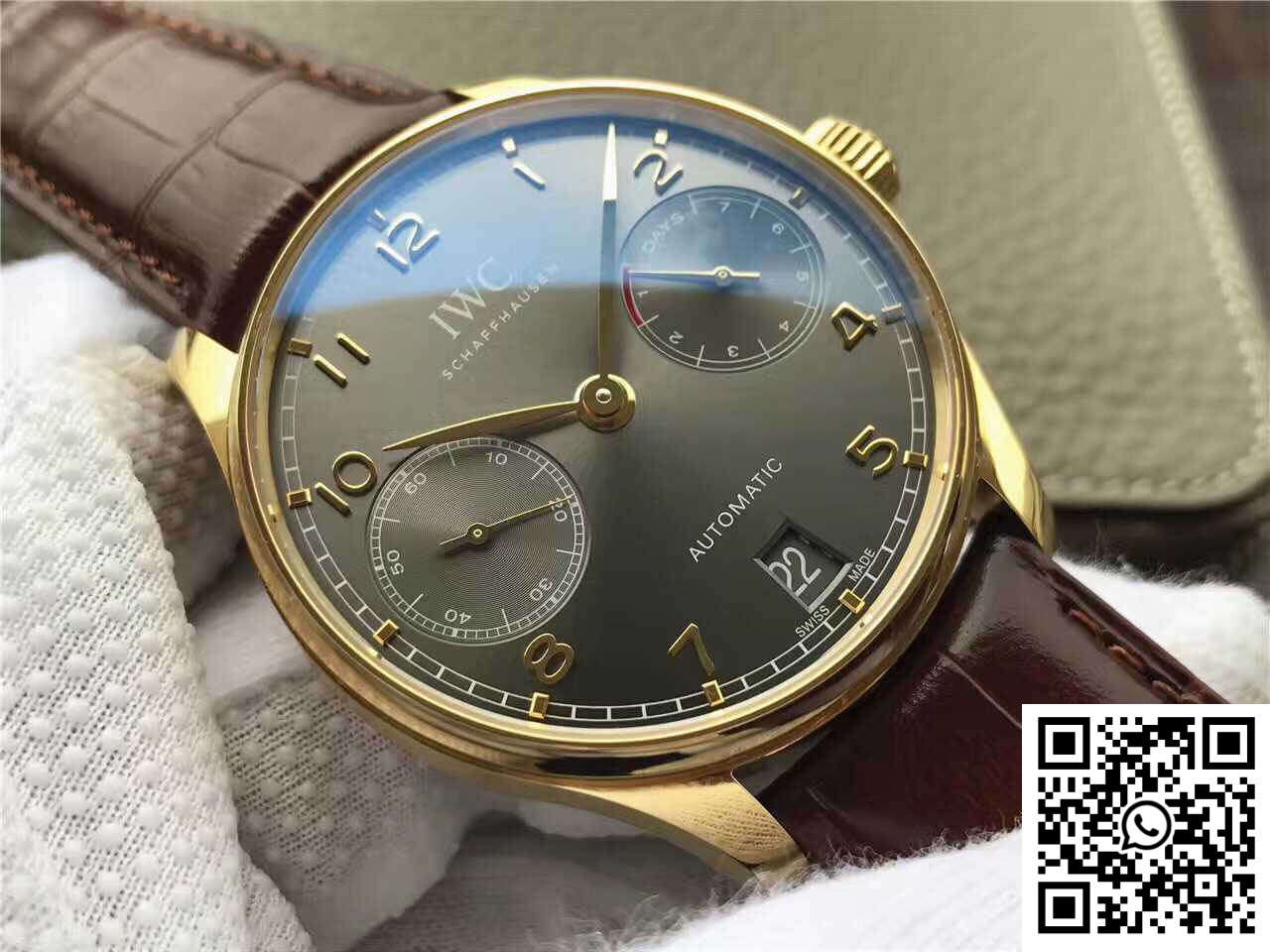 Replica IWC Portugieser Iw500101 Zf Factory Yellow Gold Case Super Clone 4 Replica IWC Portugieser Iw500101 Zf Factory Yellow Gold Case Super Clone 4