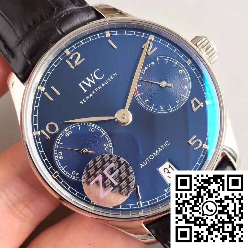 Replica IWC Portuguese Iw500703 Zf Factory Blue Dial Super Clone 6 Replica IWC Portuguese Iw500703 Zf Factory Blue Dial Super Clone 6