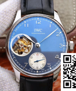 Replica IWC Portuguese Tourbillon Iw546302 Zf Factory Blue Dial Super Clone 2