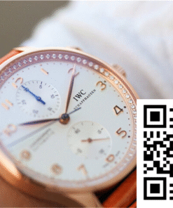 Replica IWC Portuguese Zf Factory Orange Cowhide Strap Super Clone 2