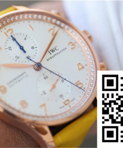 Replica IWC Portuguese Zf Factory Yellow Cowhide Strap Super Clone 2